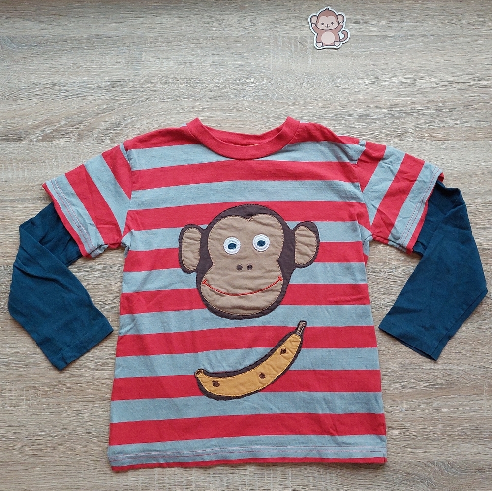 Mini Boden monkey 🐒 tee 7-8 years - Picture 2 of 16